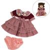 18" Soft Silicone Reborn Doll Clothes, 45cm DIY Girl's Realistic Doll Outfit.