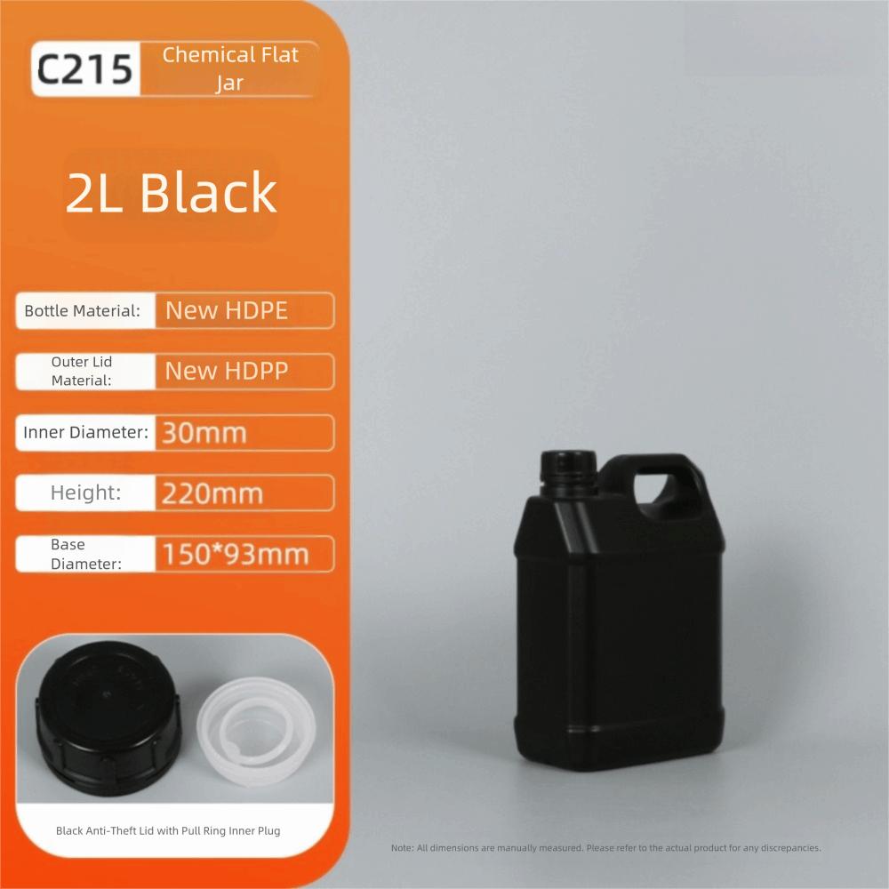 1/2/3/4/5/6/10L Plastic Airtight Bottle Food Grade Oil Jerrican Multipurpose HDPE Bucket  Yogurt