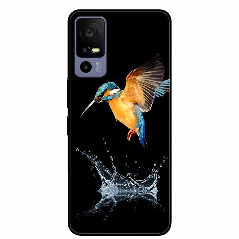 For TCL 40 R 5G Case Fashion Marble Soft TPU Silicon Back Cover for TCL 40R T771K T771H Phone Cases Protect Funda Shells Paras