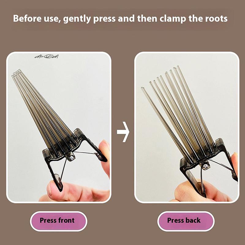 Women's Fluffy Hairpin Curling Clip Natural High Root Styling Tool Comb Hair Curler for Enhanced Volumeness And Texture