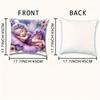 Dream Flower Fairy Single-sided Printed Pillowcase, Sofa Living Room Warm Cushion Cover, Bedroom Bedside Fairy Tale Pillow Cover