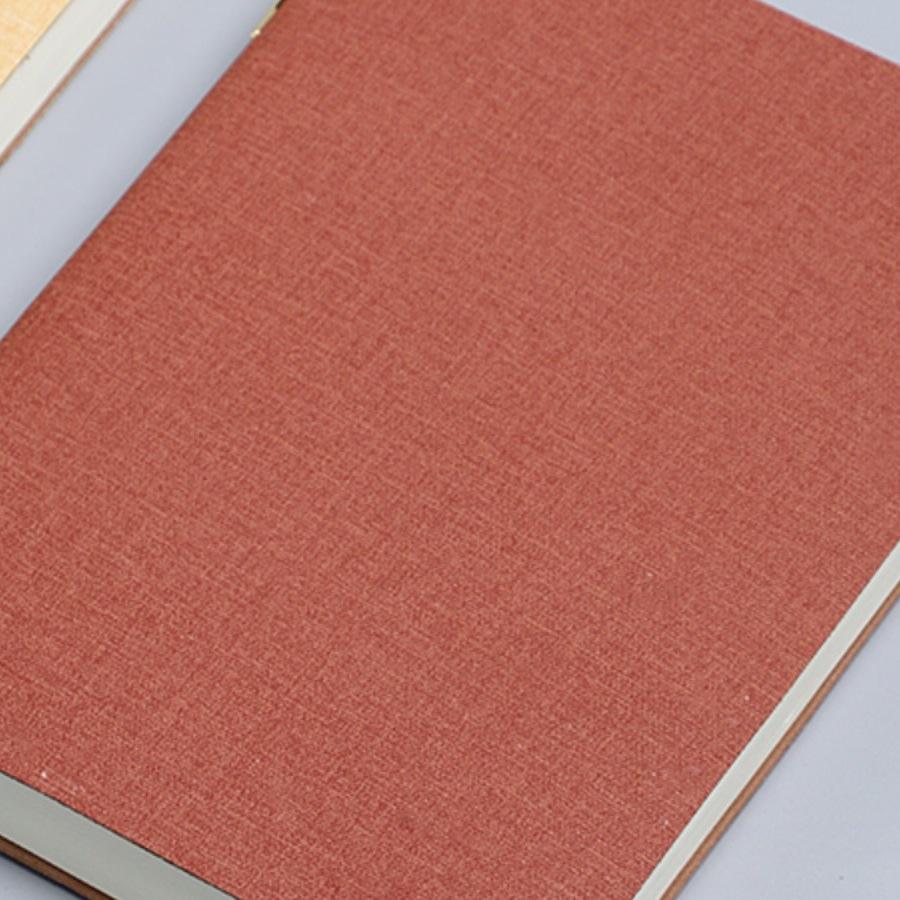 Simple A6 Leather Pocket Notebook with Pen Holder - Ideal for College Students & Business Diaries