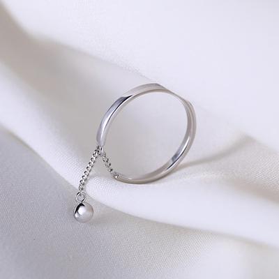Inel simplu lanț pentru degete ciucuri Inel cerc reglabil pentru femei fete petrecere bijuterii cadou bijuterii accesorii