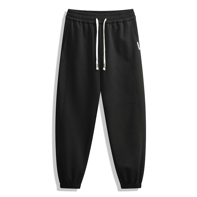 

Men s spring and autumn new casual pants loose and versatile men s sports youth solid color drawstring sweatpants men M