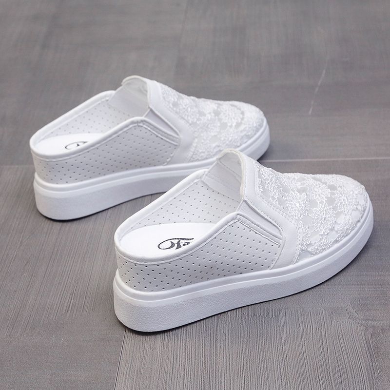 Summer New Style with Increased Height Inside Hollowed Out and Breathable Women's High-heeled Sandals Thick Soled and Worn Externally