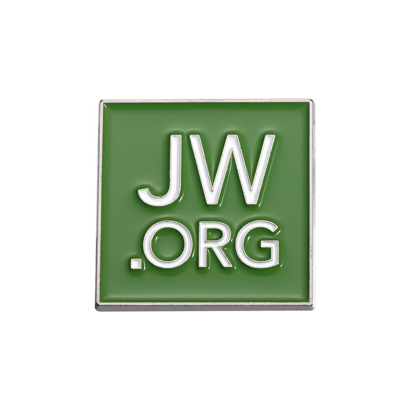 Versatile Geometric Jworg Enamel Badge In Multiple Colors Ideal For Fashion And Decoration