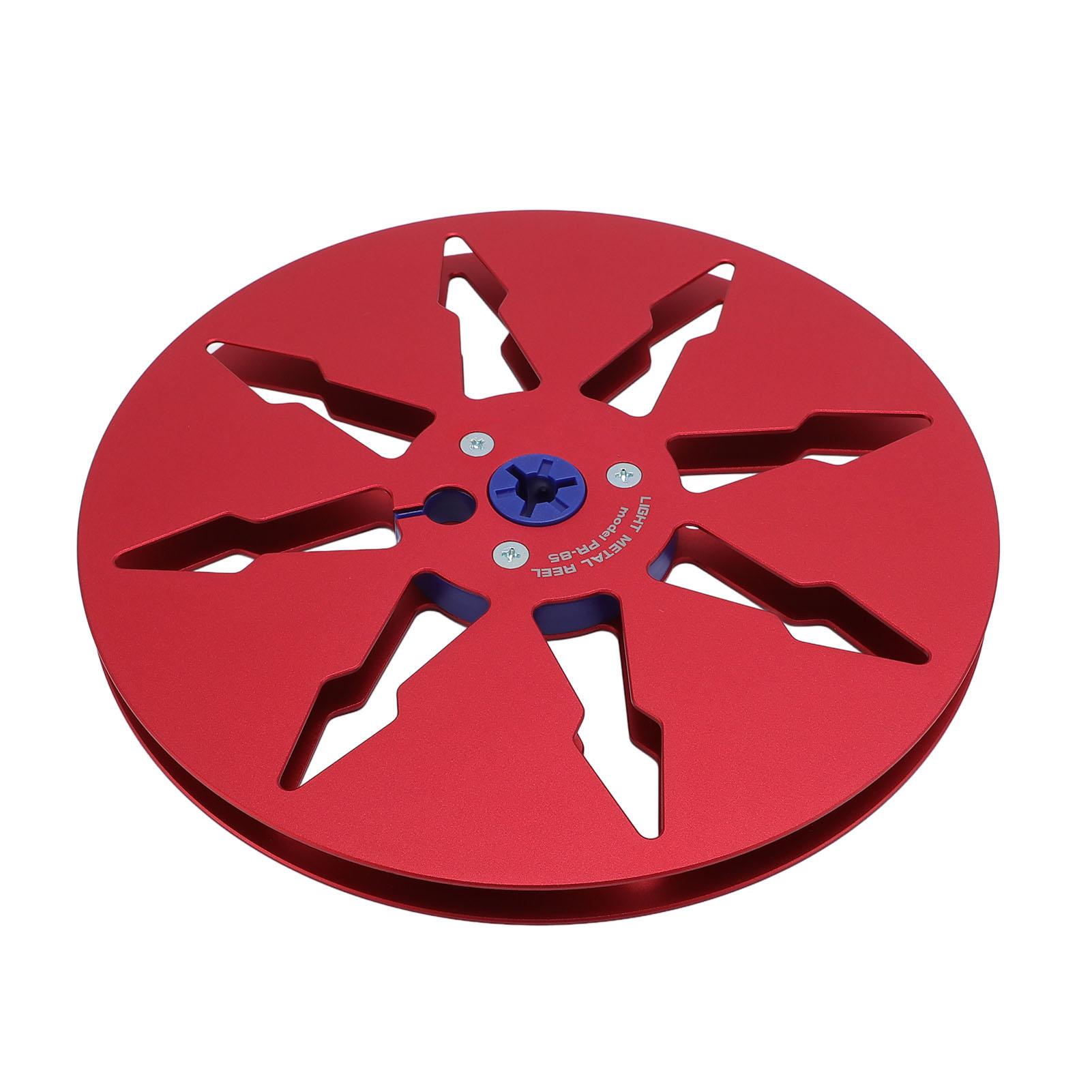 

Пустая катушка с лентой 14 дюймов, 7 дюймов, звукозапись, 8 отверстий, алюминиевый сплав для деталей открывающей машины ReVox, синяя красный