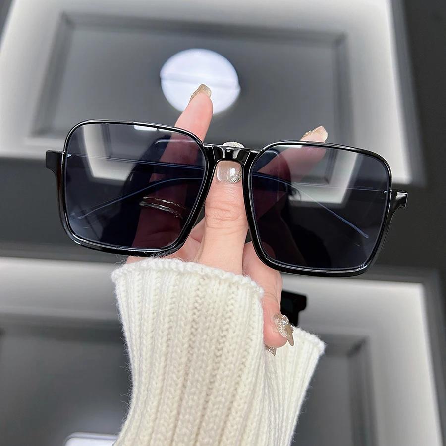

Fashion Square Vintage Sunglasses Women Men Designer Retro Sun Glasses UV Protection Outdoor Travel Mirror Lens Other