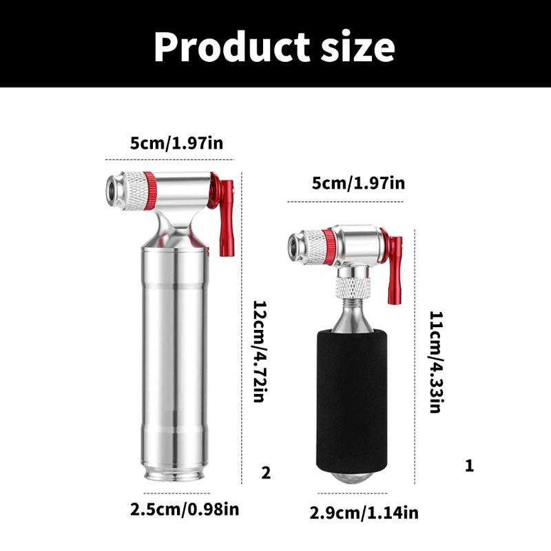 Travel Friendly Bicycles Inflator Quick Tire Pressure Adjustment Bicycles Pumps for Outdoor Sports and Exploration