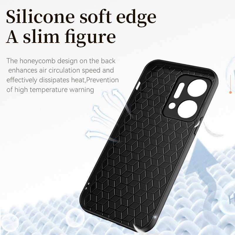 For Huawei Honor X7a Case Camera Shockproof Soft Frame Protect Phone Case For Honor X7a 7aX A7X X 7 A 6.75' Leather Back Cover