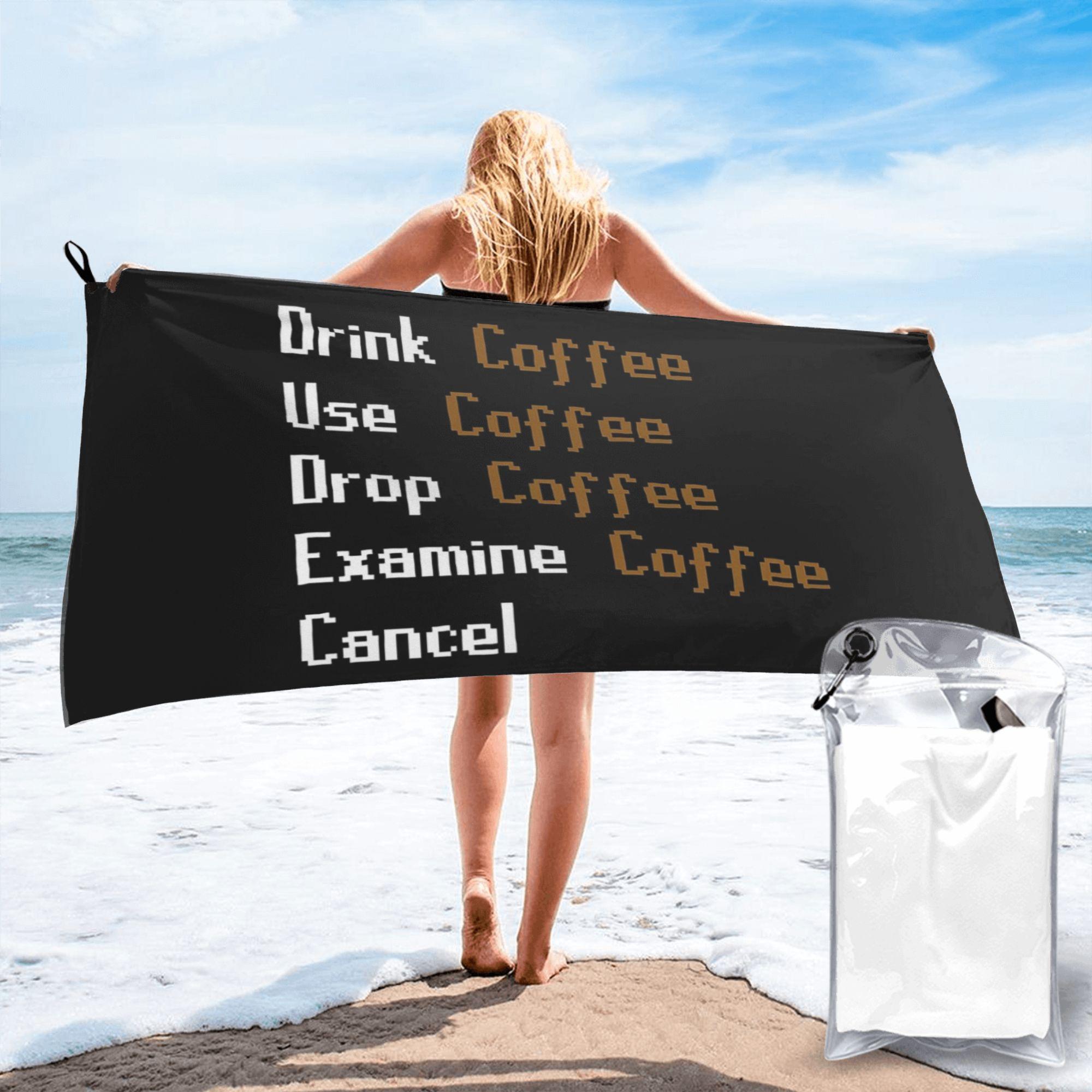 

Runescape Mug Beach Towel Soft Microfiber Quick Dry Absorbent Quick Towels For Bath W30*H60(CM)