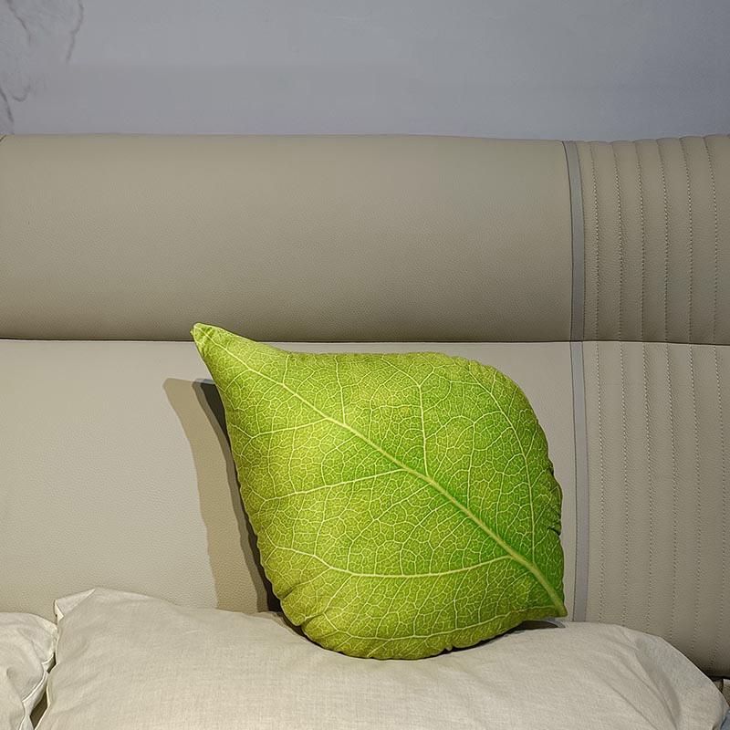 Tropical Plants Pillow for Living Room Sofa Cushion Leaf Pillow Turtle Back Decorative  Green Bedroom Leaves Plant Cushion