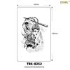 Fresh Style Waterproof Flower & Cartoon Tattoo Stickers for Arm