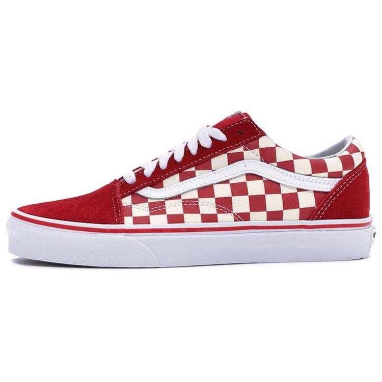 Old Skool Vans 'Red Checkerboard' VN0A38G1P0T