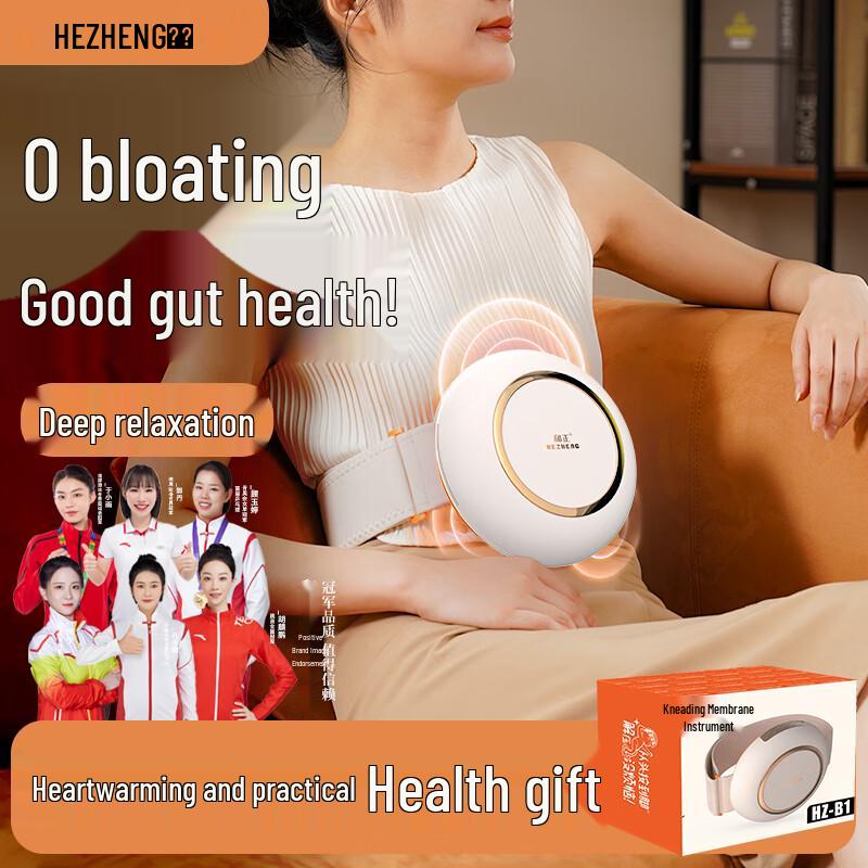 HEZHENG HZ-B1 Abdominal & Waist Kneading Massager with Heat CN plug (adapter included)
