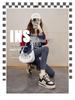 2025 Women's Korean Style Fleece-Lined White Sneakers - Thick-Soled Winter Sports Shoes M019