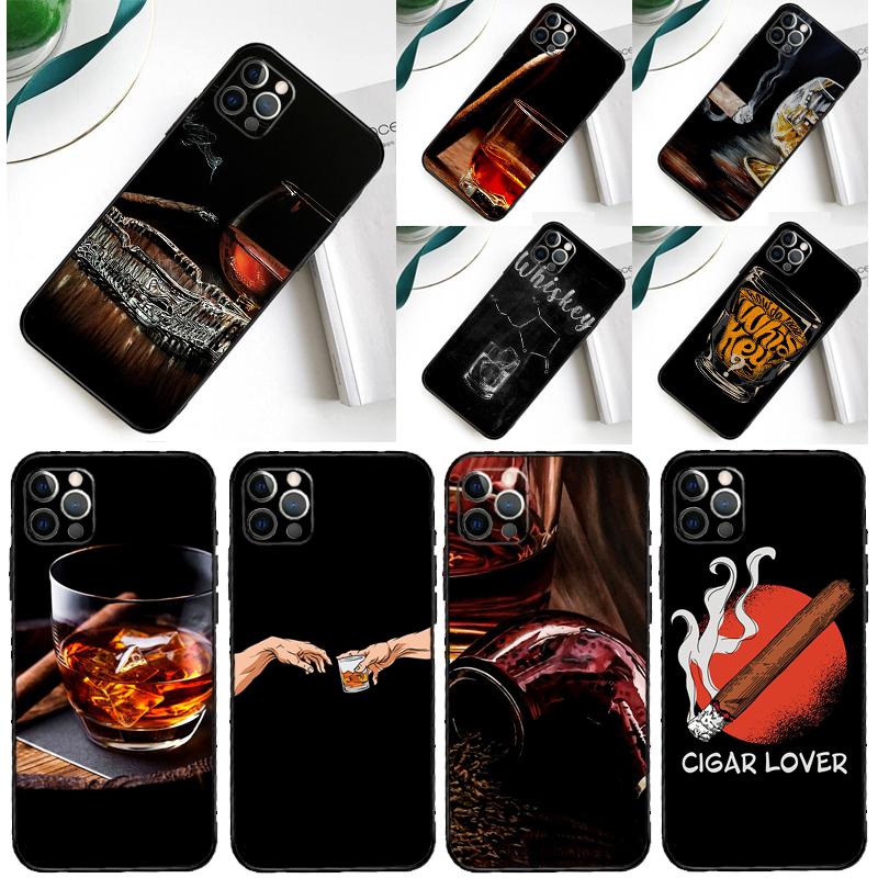 Cigar and Whiskey For Samsung Galaxy A34 A54 A14 A55 A35 A15 A53 A33 A13 A05 A06 A16 A22 A32 A52 Phone Case