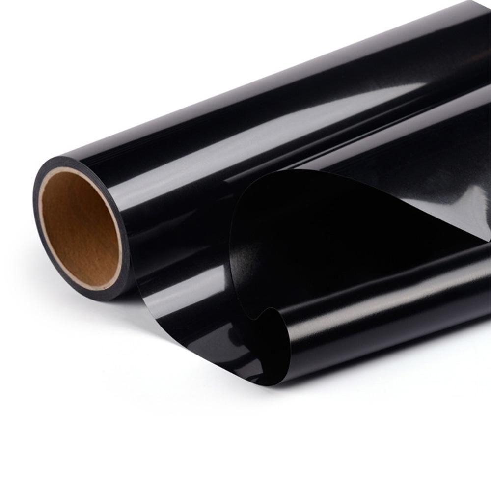 HTV vinyl rolls, heat transfer vinyl T-shirt fabric, pillows, vinyl irons. Suitable for all cutting machines, permanent vinyl black 12in x 9.8ft