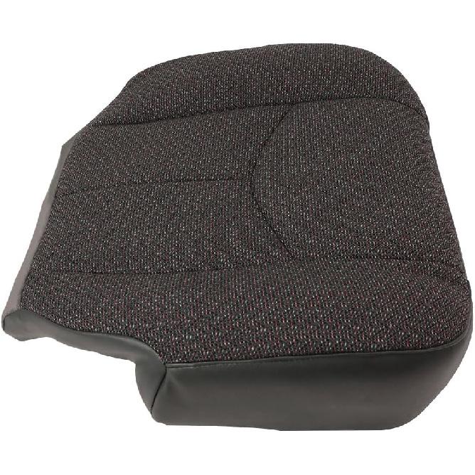 Driver Side Bottom Cloth Seat Cover, Gray Front Driver Bottom Seat Cover Fit for 2003-2007 Chevy Silverado/GMC Sierra 1500 2500 3500 HD