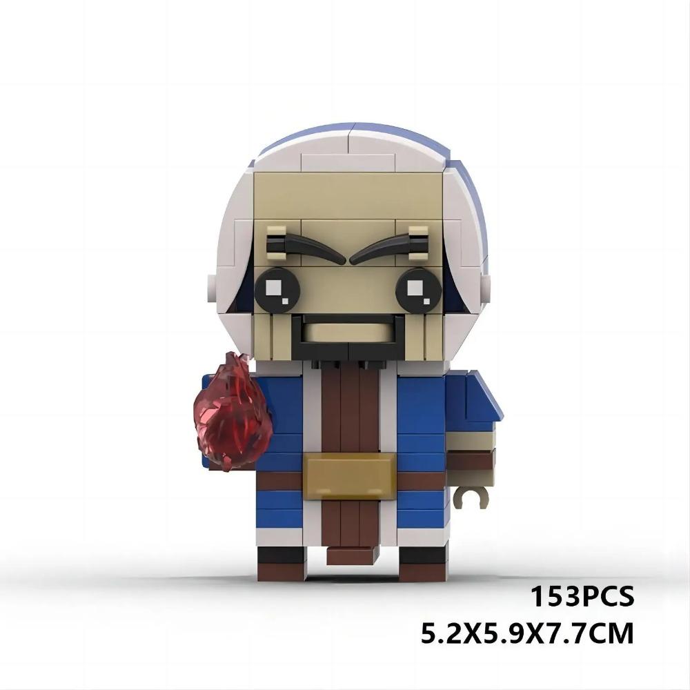 Spiel Actionfiguren PEKKA Mönch Barbaren Schweinereiter Brickheadz Bausteine MOC Royale Wars Puppenmodell Kinderspielzeug Geburtstagsgeschenk