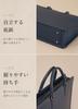 Leather Business Bag Original Genuine Cow Compatible with Free Double Chuck [Business Factory] (Square) Water-Repellent Leather, Leather, Unisex,