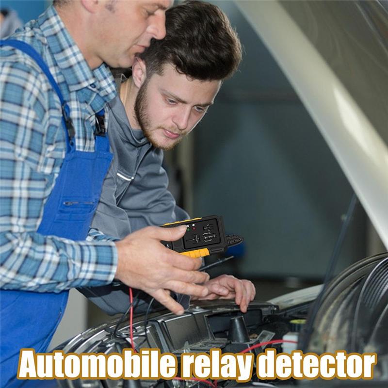 HHO-Automotive Relay Tester, 12V For Quick Battery Testing Circuit Tester, High Precision Car Diagnostic Tool чёрный