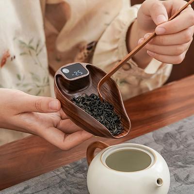 Balance Numérique pour Grains de Café Précision 0,1g Plateau de Pesée Alimentaire pour Thé Épices Mini Balance de Pesage pour Accessoires de Cuisine