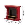 Educational Doll House Fireplaces Miniatures Zakka Toy Pretend Play Realistic Model Fireplaces Model Mini Size
