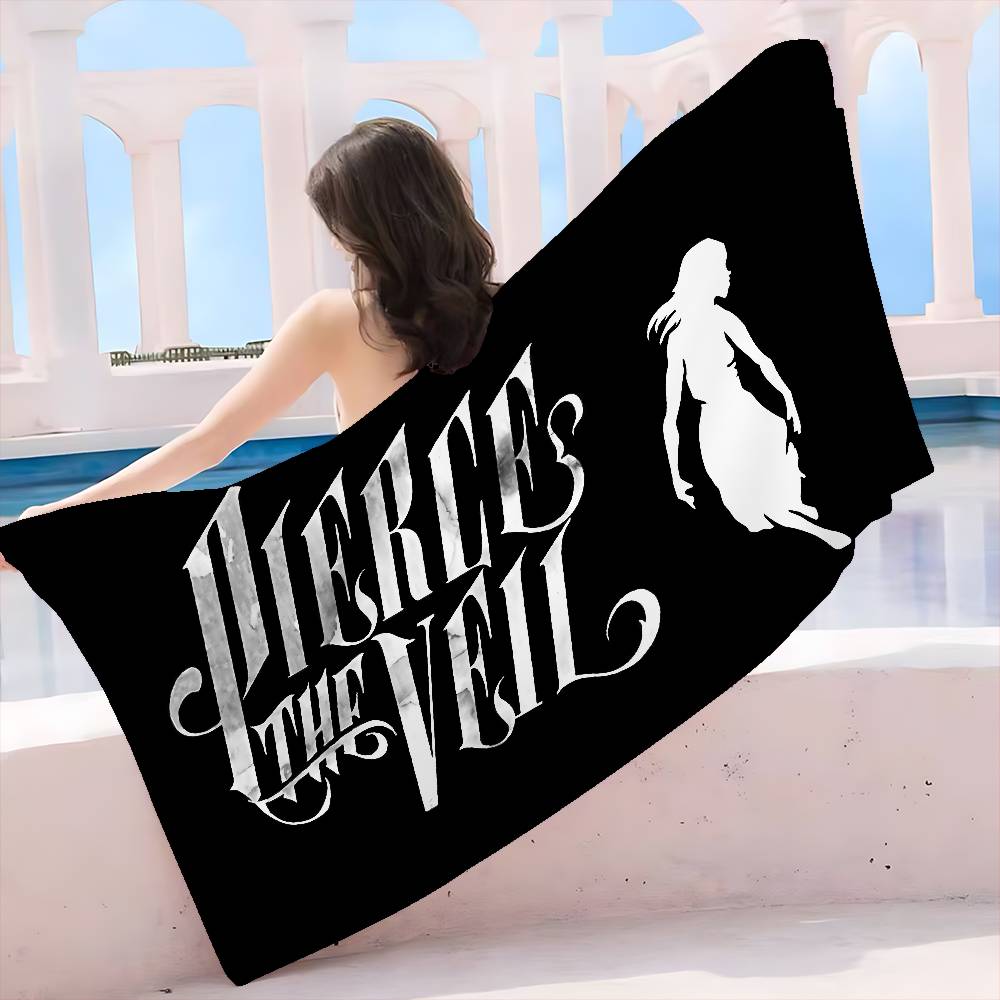 Post Hardcore Band Pierce the Veil Bath Towel Microfiber Soft Water Absorbing Breathable For Girl Kids Cartoon Beach Towel