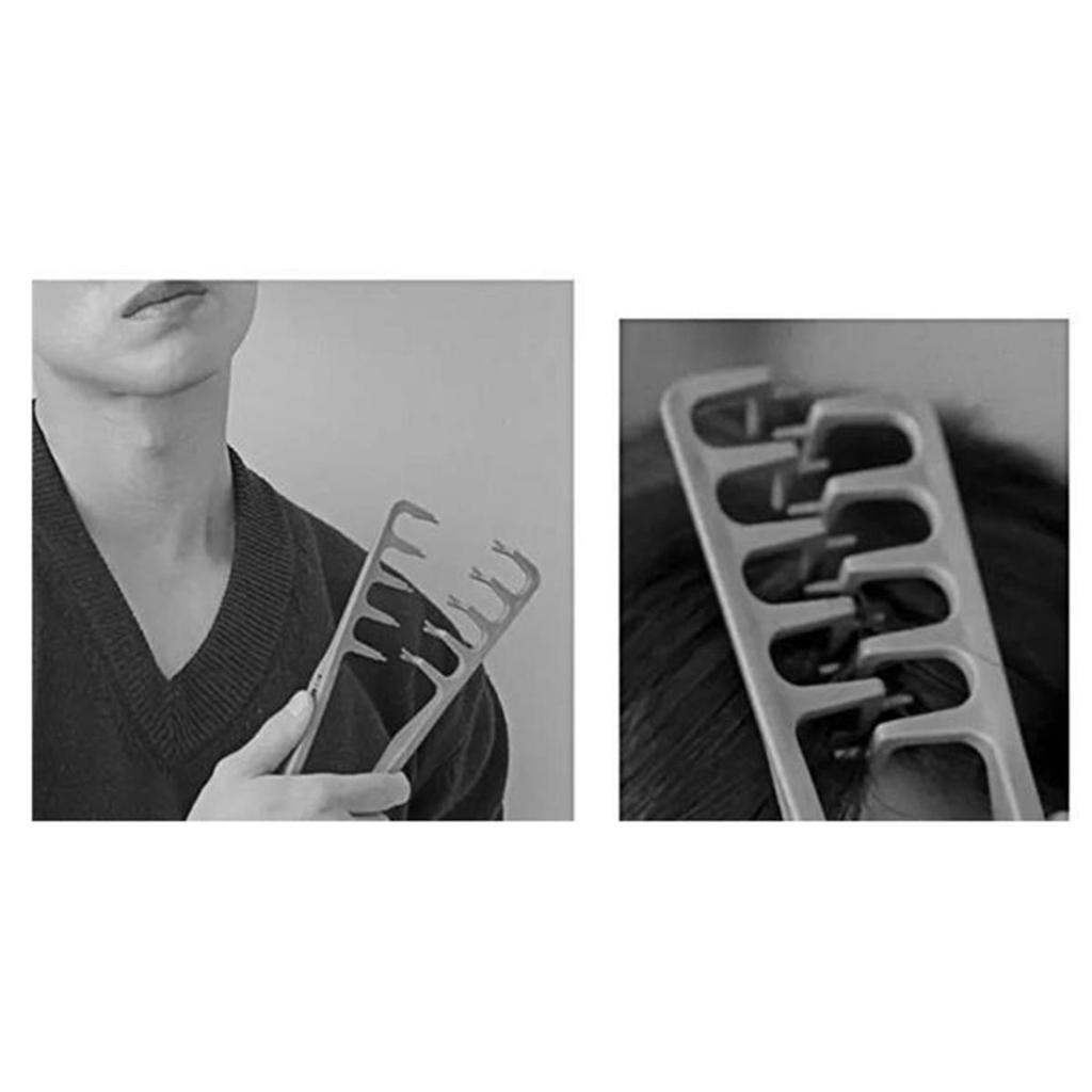 Volumizing Wide-Tooth Hair Styling Comb Curling Tools Hairstyling Fluffy Texture Bangs Seam Covering Roots Hair Combs