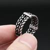 Vintage Fashion Braided Rings for Men Women Stainless Steel Simple Couple Wedding Bands for Lovers Party Jewelry Gifts Wholesale