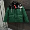 Winter Streetwear Hooded Cotton Puffer Jacket Loose Fit Couples Coat Teens