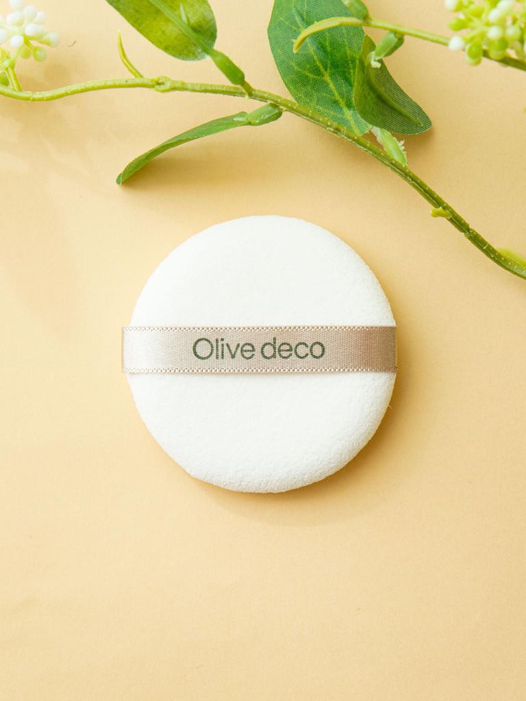 Olive Deco Round Karon Makeup Puff (65mm)