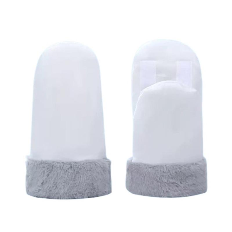 

Pack of 2pcs 3-Layer Waterproof Oxford Fabric Mittens for Baby Strollers with Enhances Thermal Protection Gloves белый