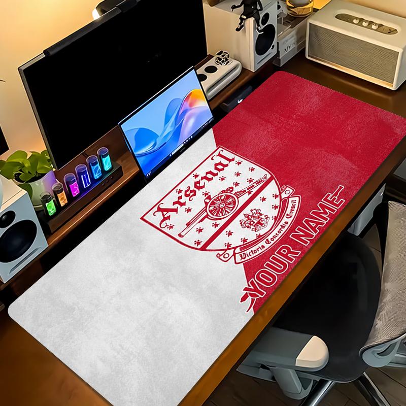 Tappetino per Mouse Personalizzato Arsenal ARSENAL Cuscino Grande per Tavolo da Gioco Antiscivolo per Laptop Tablet Mousepad Grande Tappetino XXL Mini PC Playmat Con Bordo Lock_XIA