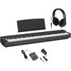 YAMAHA P-225 Electronic Piano 88 Keys Yamaha P Series (Headphone Set, Black)