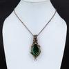 Green Flash Labradorite Pendant Gemstone Jewelry, 999 Copper Wire Wrapped Pendant, Handmade Jewelry Birthstone Pendant, Gift For Him