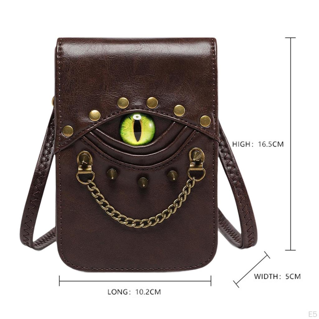 Phone Purse for Women Men Lightweight Bag Rivets