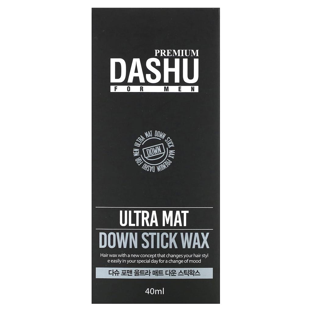 Dashu, for men, premium ultra matte down stick wax, 40 ml
