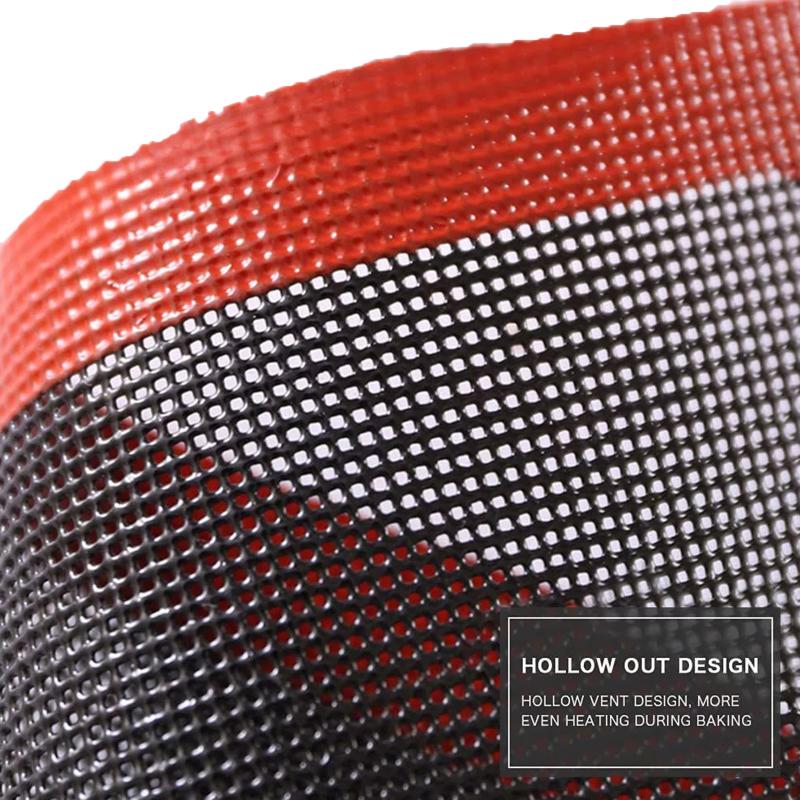 1Pc Perforated Silicone Baking Mat, With Puff & Round Patterns, Reusable Non-Stick Oven Liner, For Cookies Macaron Bread
