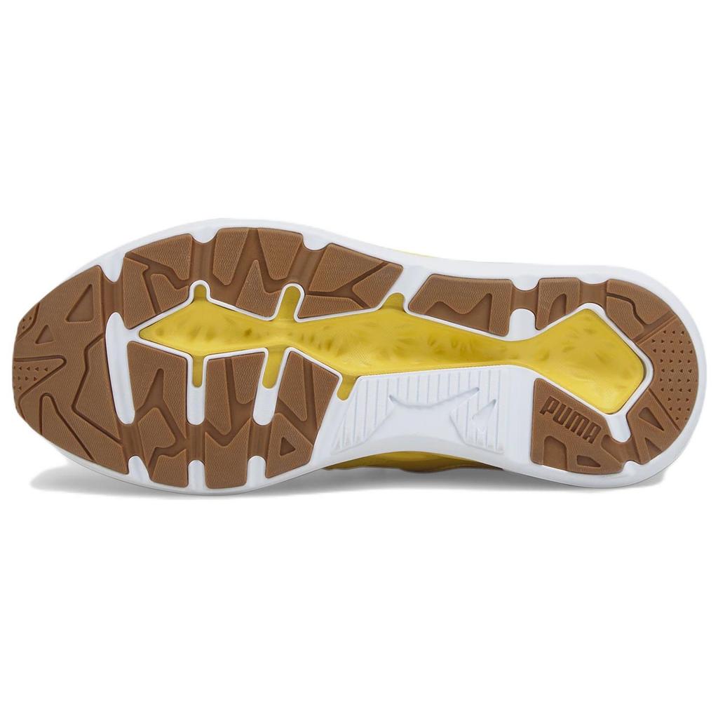 Puma Trc Blaze Fabric Layered Leather Comfortable Low Top Lifestyle Sneakers Unisex Sneakers Ginger-Yellow 385562-01