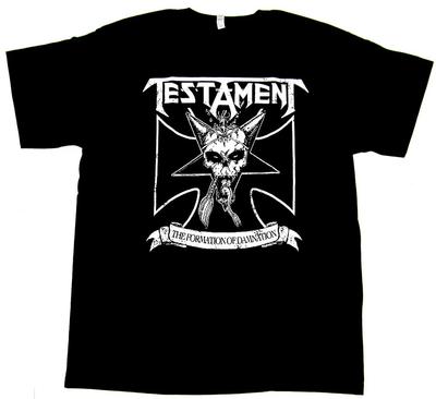 TESTAMENT T-shirt The Formation Of Damnation Thrash Metal Tee Adult Men's New Unisex T-Shirt