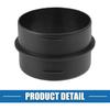 Car Air Ducting Connector Straight Air Heater Duct Joiner Connector Pipe 2.95'' 75mm OD Black