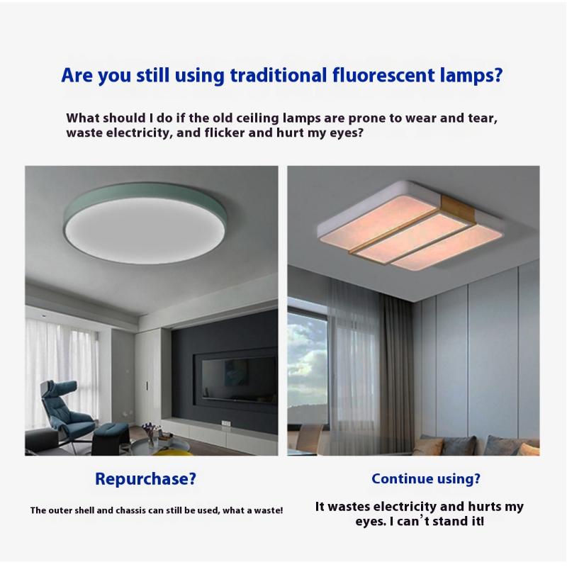 1 Set 12W 18W 24W 36W 48W 72W Led Panel Circle Ring Light Led Round Ceiling Lamp Decoration Ac220V Ceiling Lamp Light Source