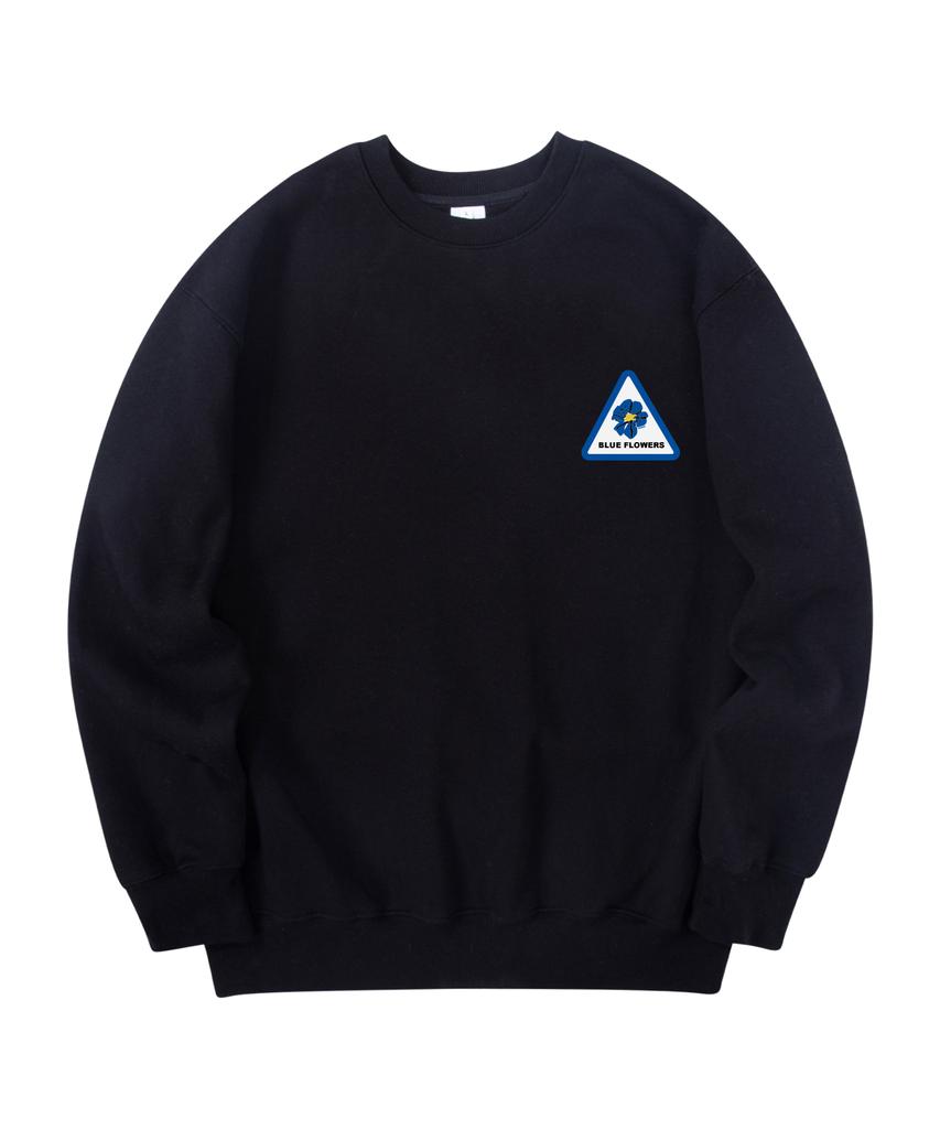 RADINEO Triangle Flower Sweatshirt Black