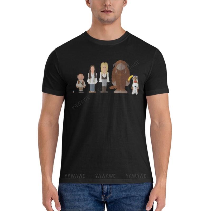 Labyrinth Essential T-Shirt Anime Clothes Fitted T Shirts for Men Edition T Shirt Mens White T