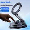 Foldable Magnetic Car Phone Holder Double Center Phone Bracekt Adjustable Vacuum Suctions Cup Upgrades for Most Smartpho