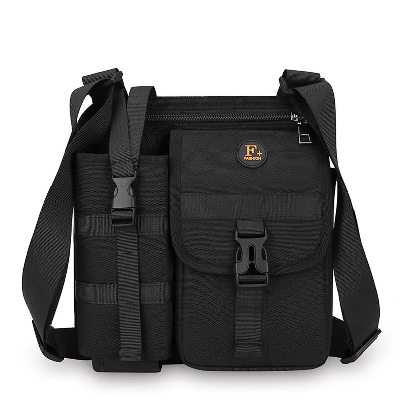 

Многофункциональная мужская наплечная сумка, сумка для чайника для путешествий на открытом воздухе, износостойкая, водонепроницаемая сумка-кроссбоди для зонта чёрный