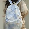 Trendy Tie-Dye Backpack for College and High School Students – Unisex, Fashionable, Large Capacity.