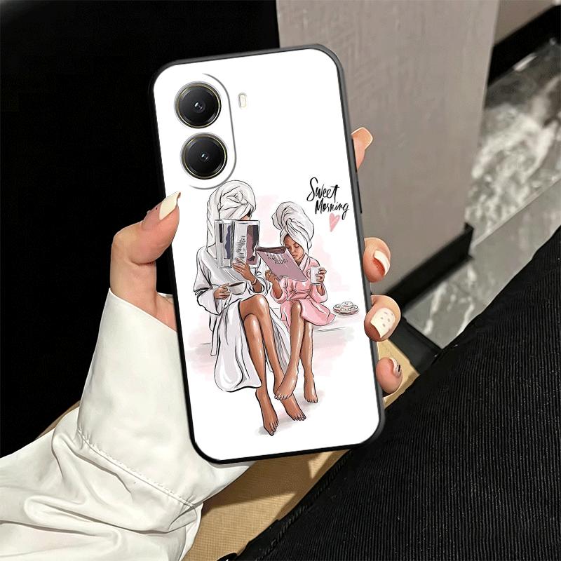

Baby Mom Girls Soft Phone Case for Xiaomi Poco X5 X6 X7 X8 Pro Max X3 F7 F8 Ultra M8 M7 M6 M5 Redmi 15 15C 14C 13C 12C X4 F6 Xiaomi Poco M8 Pro